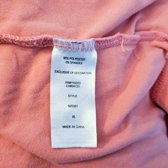 BeYourself Pajama Set Womens XL Pink Floral Weekend‎ Tee Comfy Lounge Sleepwear - Picture 11 of 11